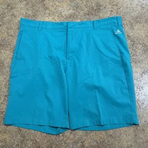 Adidas Golf Performance Shorts Size 40 Blue Mens Stretch